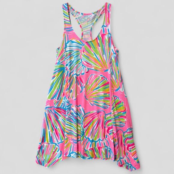 Lilly Pulitzer Dresses & Skirts - Lilly Pulitzer Swing Dress Monterey Tropical Pink Pout Shellabrate  Size XS